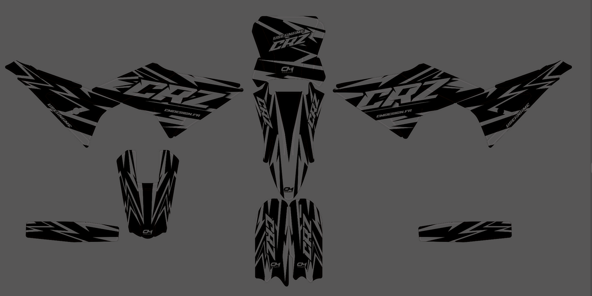 Kit déco CRZ IRON 6000W I SHADOW STRIKE