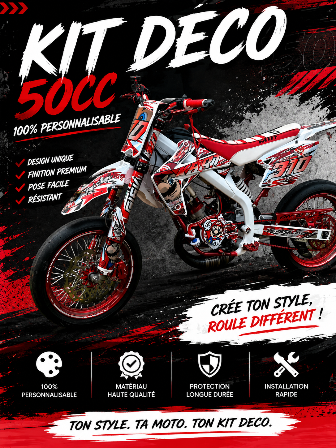 KIT DECO 50cc 100% Perso