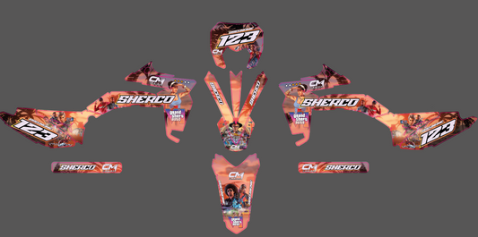 Kit déco Semi Perso GTA 50cc